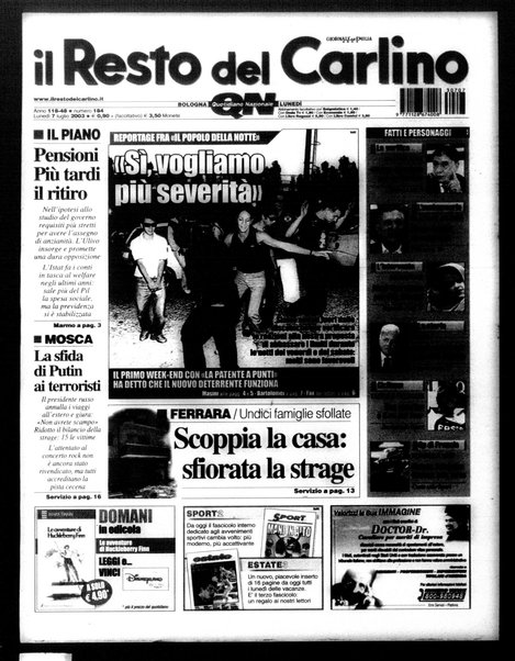 Il Resto del Carlino : giornale dell'Emilia